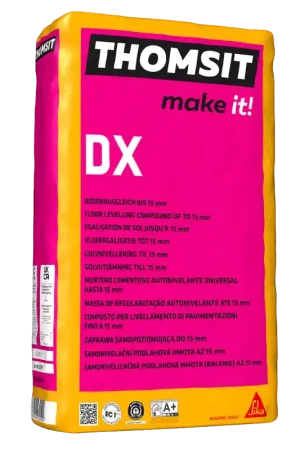 Thomsit egalisatie DX (PVC/parket) 25 kg Actieprijs