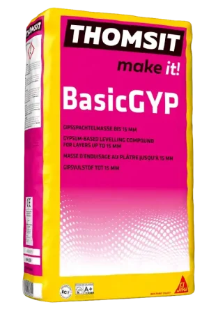 Aanbieding Thomsit BasicGyp gips-egaliseermiddel 25 kg