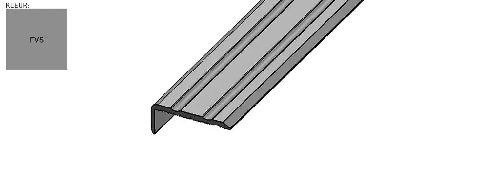 Co-pro hoekprofiel zelfklevend 10mm rvs Koopje