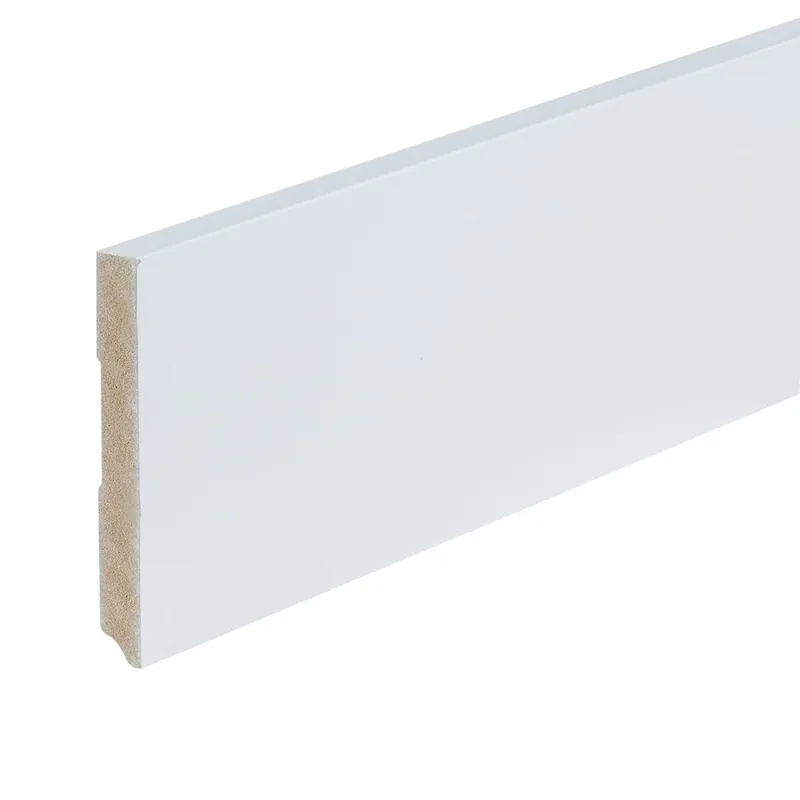 Betaalbaar Co-pro gelakte plint amsterdam wit 120×15