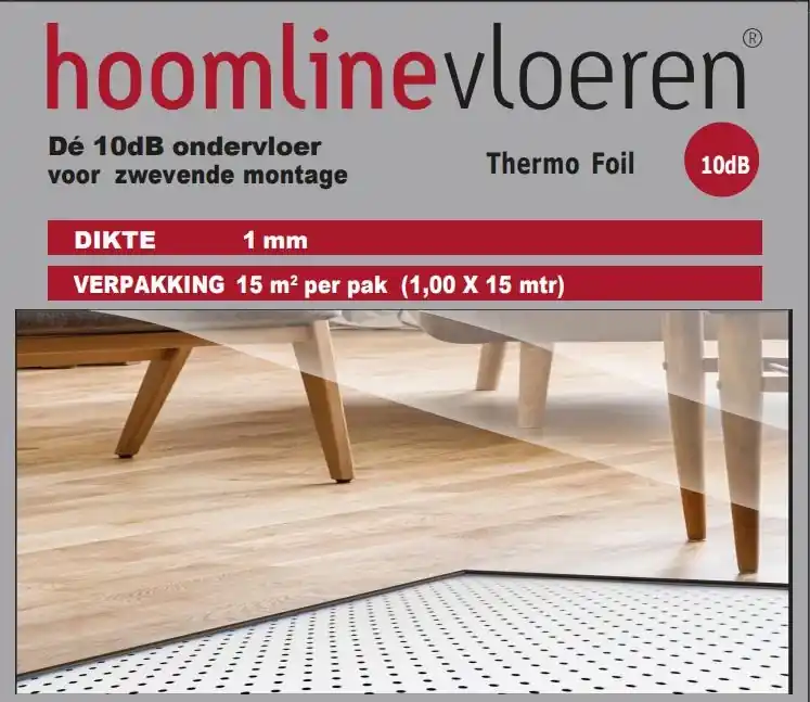 Hoomline Thermofoil 10 Db Ondervloer Meest Verkocht
