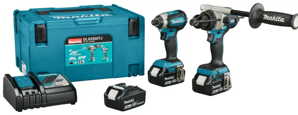 Makita DLX2550TJ LXT 18V Combiset Klopboren en Slagschroeven Koopje