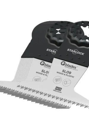 Koop Vandaag Qblades Multitool Zaagblad Precision HCS 65x50mm SL09 11st