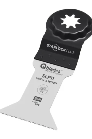 Qblades Multitool BiM Zaagblad Hout en Metaal Starlock Plus SLP11 44x60mm 1st Gecertificeerd