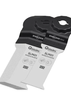 Qblades Multitool Zaagblad Hout Standaard Starlock Max 32x78mm HCS SLM01 11st Goedkoop