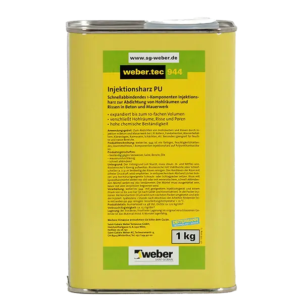 Weber.tec 944 Injectiehars 1kg - 1 Component - ITEM.0000257 Direct Verzonden