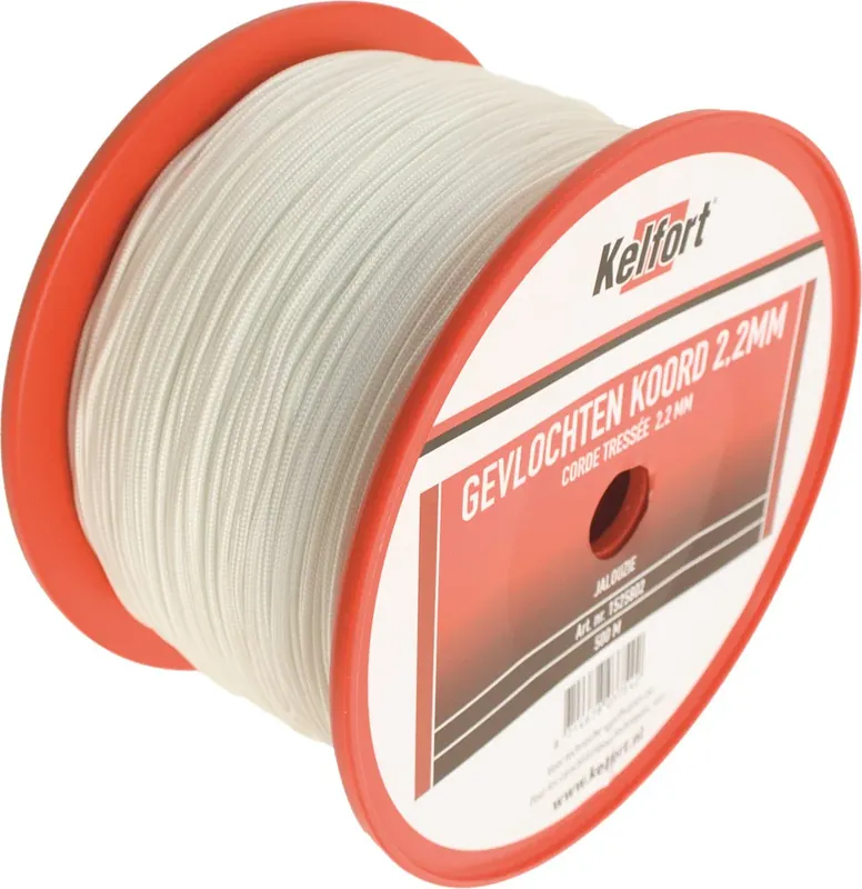 Nu Kopen Kelfort NYLONKOORD ROL A 200MTR 4MM WIT