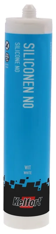 Koop Vandaag Kelfort SILICONENKIT TRANSPARANT/GRIJS 310ML-NO