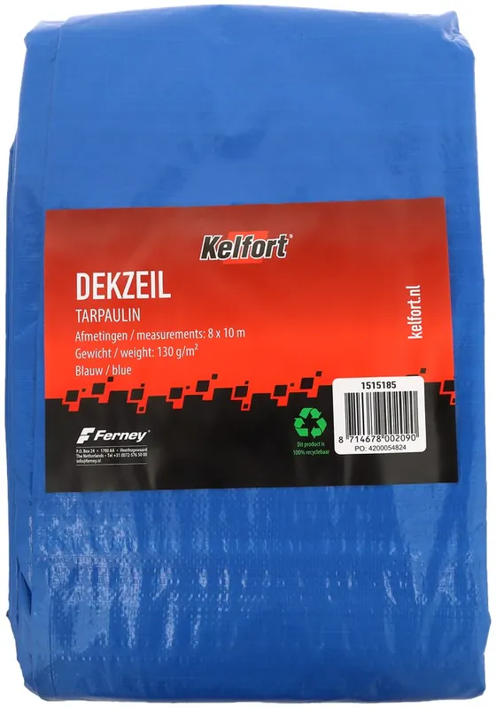 Kelfort DEKKLEED 8X10 MTR BLAUW Hete Deal