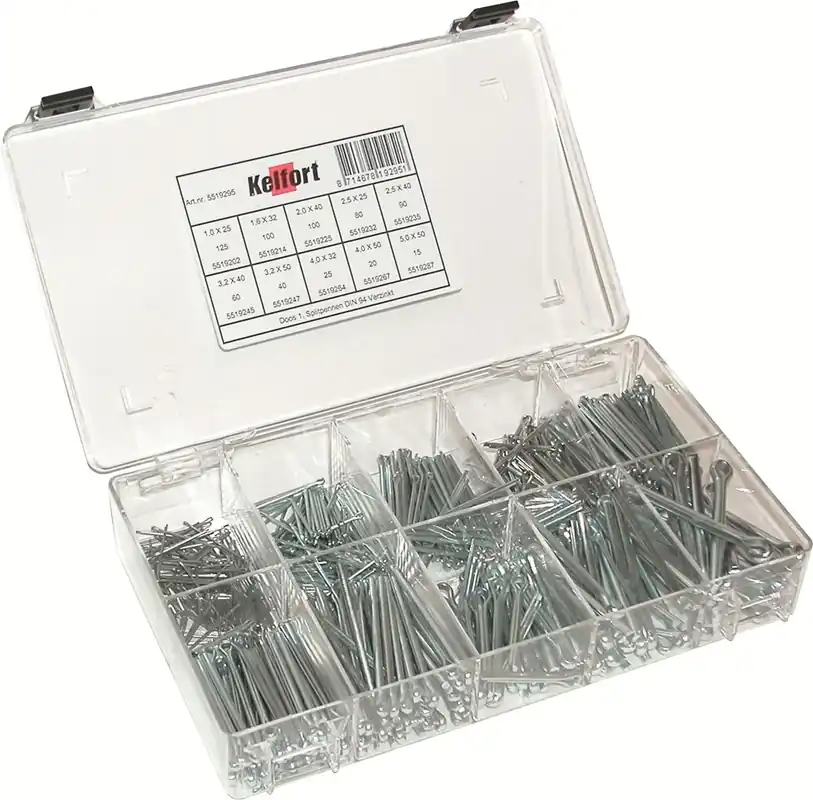 Kelfort ASSORTIMENTSKIST SPLITPENNEN Uitverkoop