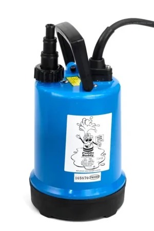 Finale Uitverkoop JS Pump PUDDLE BUDDY VLAKZUIGER 230V 0,15KW 7200L/UUR 7MTR DRUK
