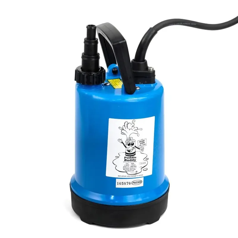 Finale Uitverkoop JS Pump PUDDLE BUDDY VLAKZUIGER 230V 0,15KW 7200L/UUR 7MTR DRUK