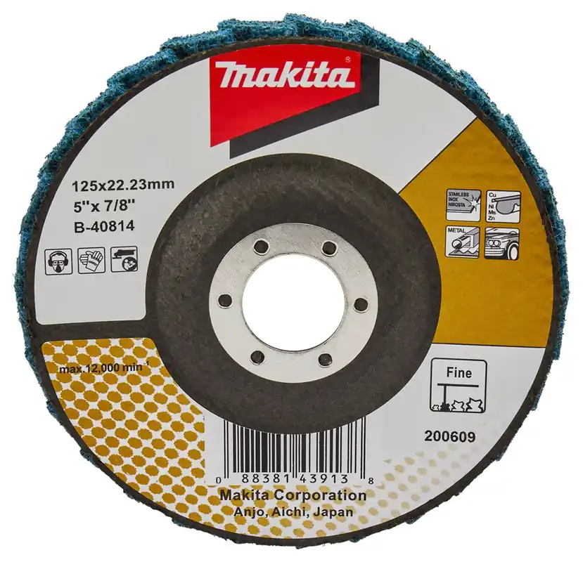 Makita LAMELLEN CONDITIONERINGSCHIJF 125 MM FIJN Aanbieding