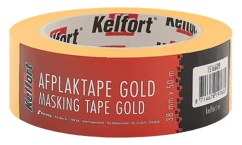 Kelfort AFPLAKTAPE 38MM X 50M GOLD Beste Prijs