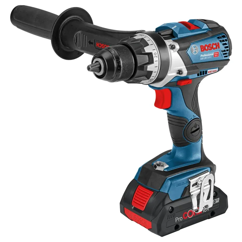 BOSCH GSR 18V-110 C SCHROEFMACHINE 18V 2X PROCORE18V 4,0 AH, LADER GAL 18V-40 Laatste Versie