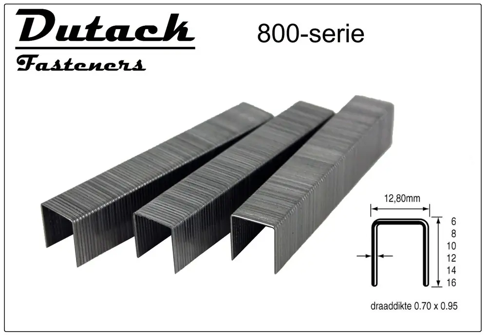 Dutack Fasteners NIET 800 SERIE VERZ. 16mm DS 10,0ML Must-Have