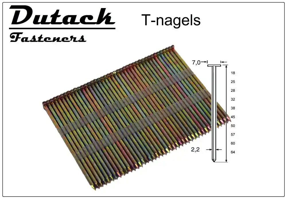 Nu Kopen Dutack Fasteners T-Nagel TN22 Cnk 57mm in Doos 1000st - 5220041