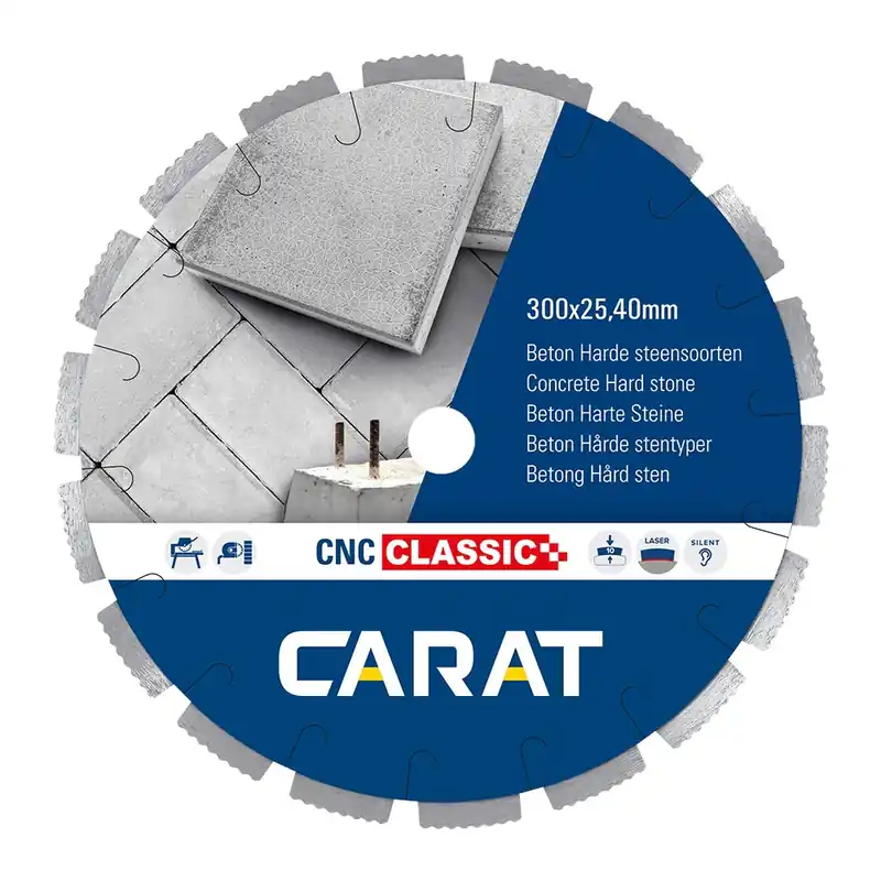 CARAT DIAMANTZAAG BETON Ø300X30,00MM TYPE CNC CLASSIC Gratis Retour