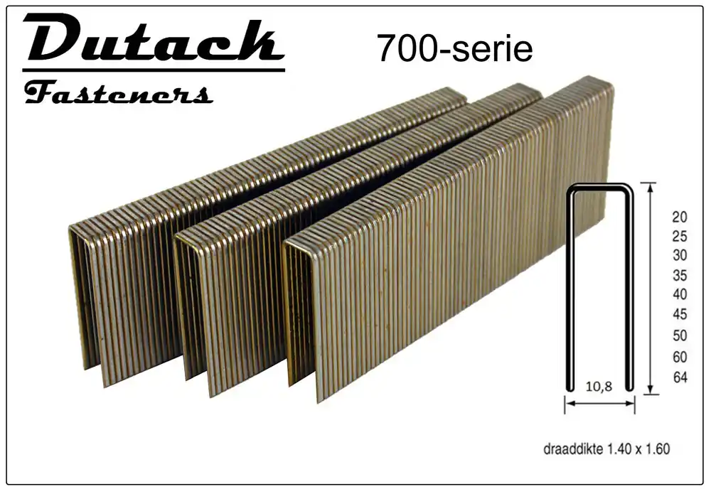 Tijdelijk Beschikbaar Dutack Fasteners NIET 700 30MM CNK GEHARST - 5.000 ST.
