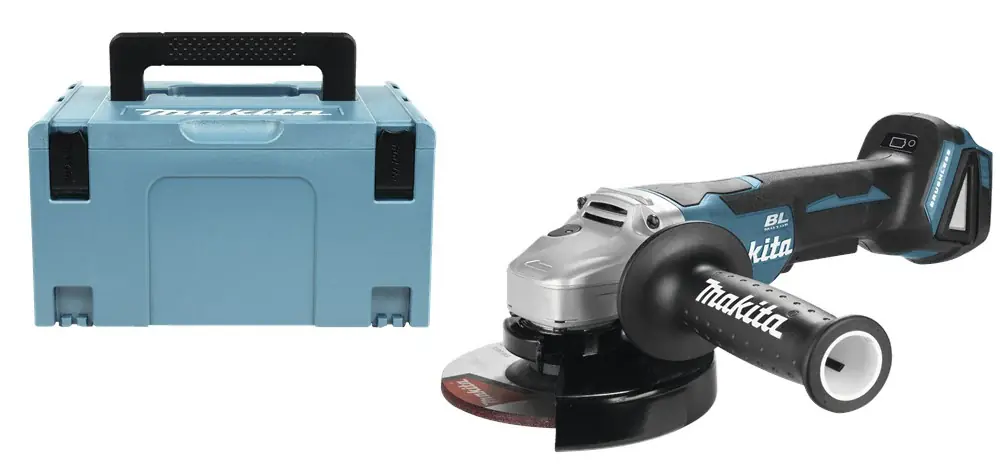 Flitsaanbieding Makita 18V haakse slijper 125mm DGA505ZJ zonder accu‘s en lader