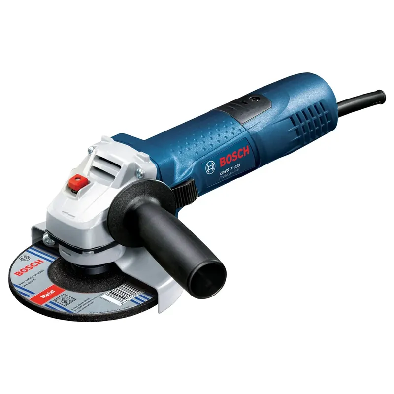 BOSCH GWS 7-115 HAAKSE SLIJPMACHINE BESCHERMKAP, HANDGREEP, OPNAMEFLENS, PEN Koop Online