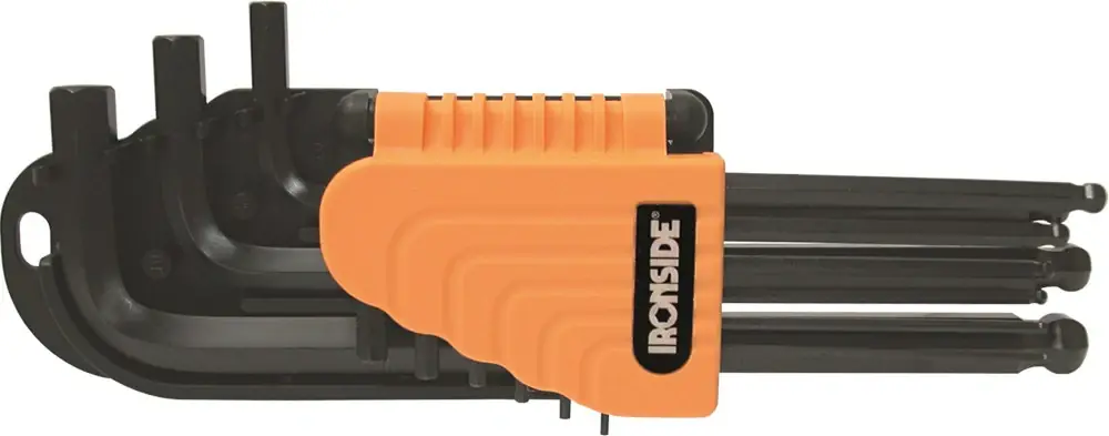 Ironside INBUSSLEUTELSET 9DLG M/KOGEL IN VOUWHOUDER 1.5 T/M 10 Flitsaanbieding