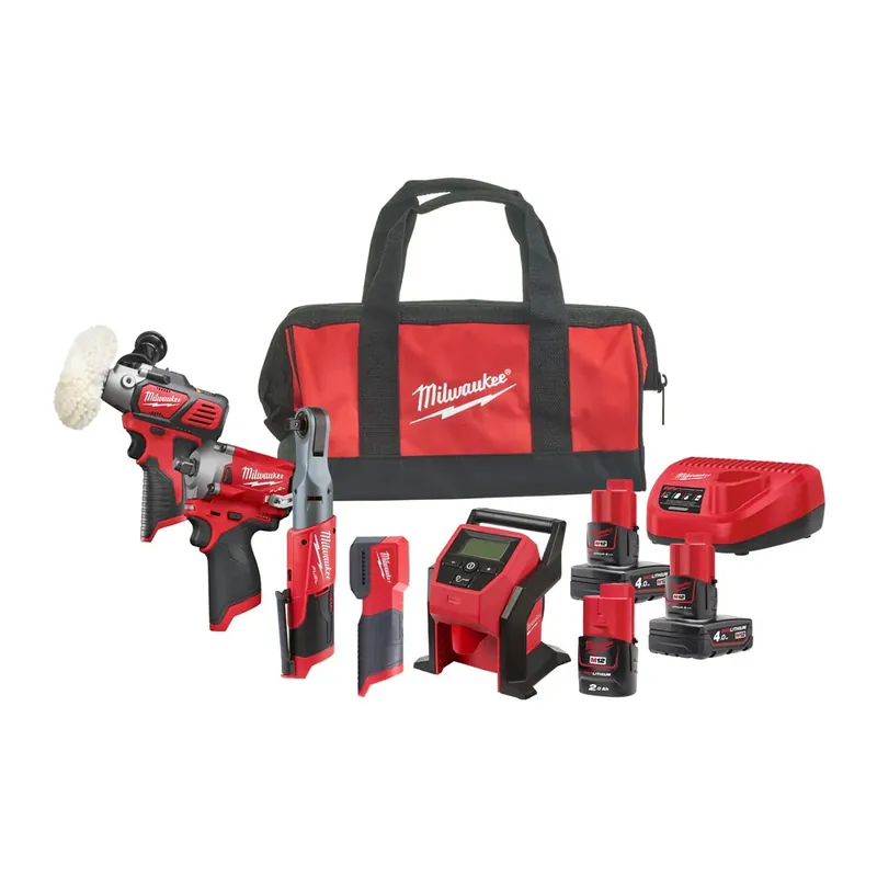 MILWAUKEE® M12 FPP5A-423B EU M12 FUEL COMBISET Tijdelijk Beschikbaar