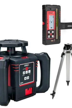 Nieuw LEVELFIX 860H HORIZONTALE BOUWLASERSET MET MM ONTVANGER EN STATIEF 1,8M