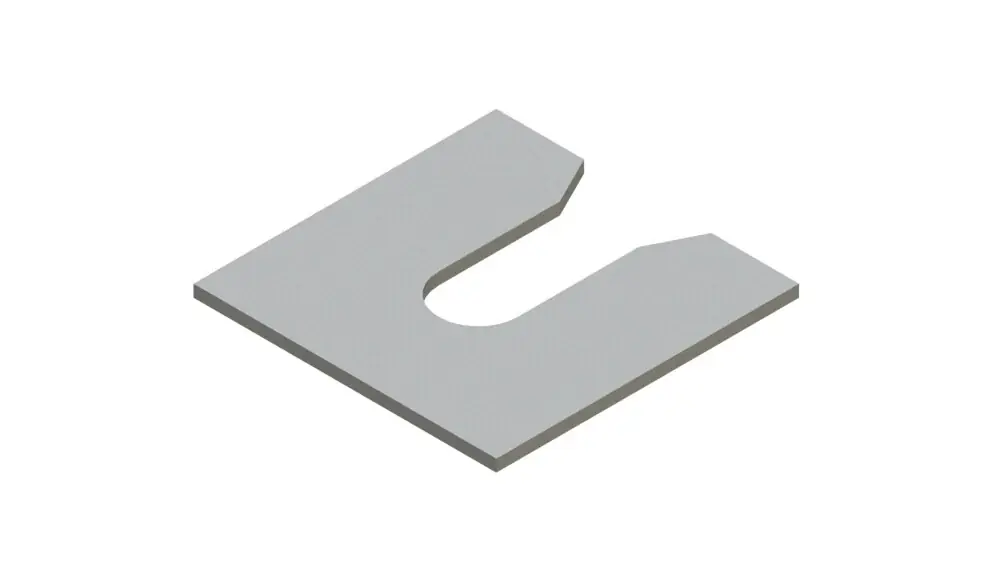 Betaalbaar GB Stalen Uitvulplaat 50x50 2mm ZM-4