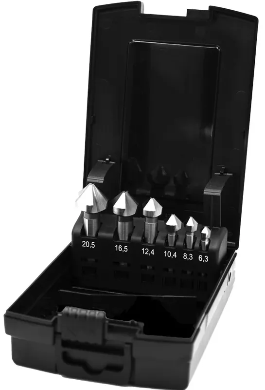 Actieprijs PHANTOM HP2 UNI HSS-E SET VERZINKBOREN DIN 335-C 42.547, 90 GRADEN,3 SNIJKANTEN