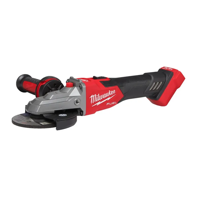 MILWAUKEE® MILWAUKEE M18 FSAGF125XB-0X M18 FUEL HAAKSE SLIJPER 125 MM, PLATTE KOP, GEREMD, Direct Verzonden