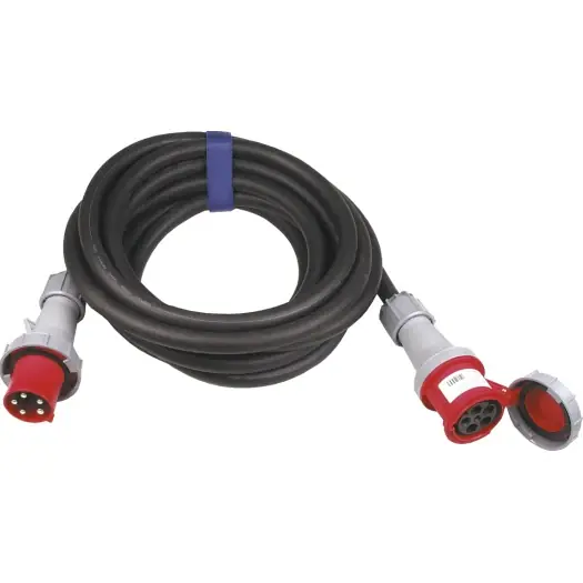 Nu Kopen SiRoX CEE-Verlengkabel H07RN-F 5G16 63A 25m 5-polig 400V
