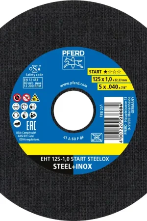 Voordeelprijs PFERD TOOLS PFERD DSS EHT 125-1,0 START STEELOX