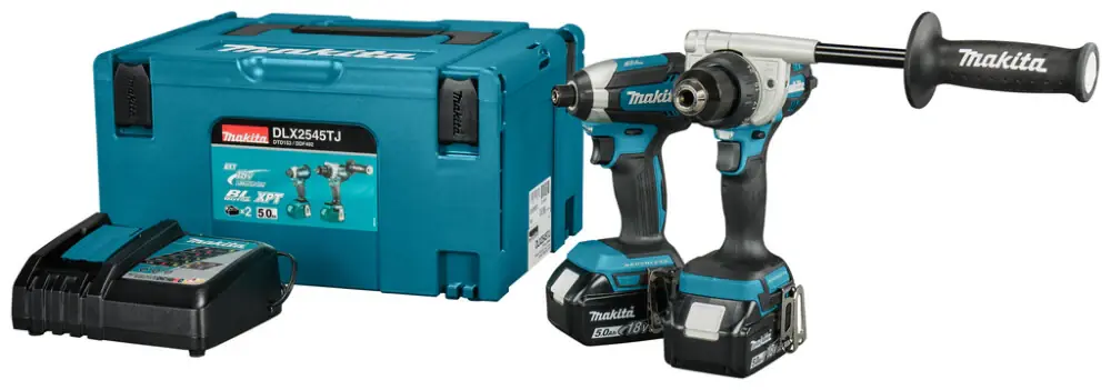 Makita DLX2545TJ LXT 18V Combiset boren en Slagschroeven Snelle Levering