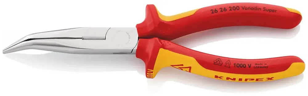 KNIPEX TELEFOONTANG 45GR + ZIJSN. 200MM VERCHROOMD Aanbieding