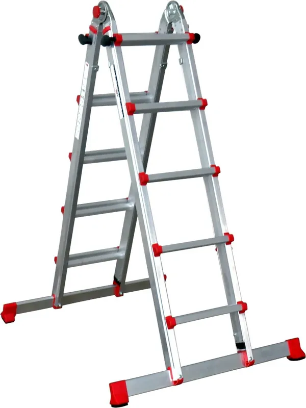 Dagaanbieding Kelfort Telescopische Vouwladder 4x4 Aluminium - 1518858