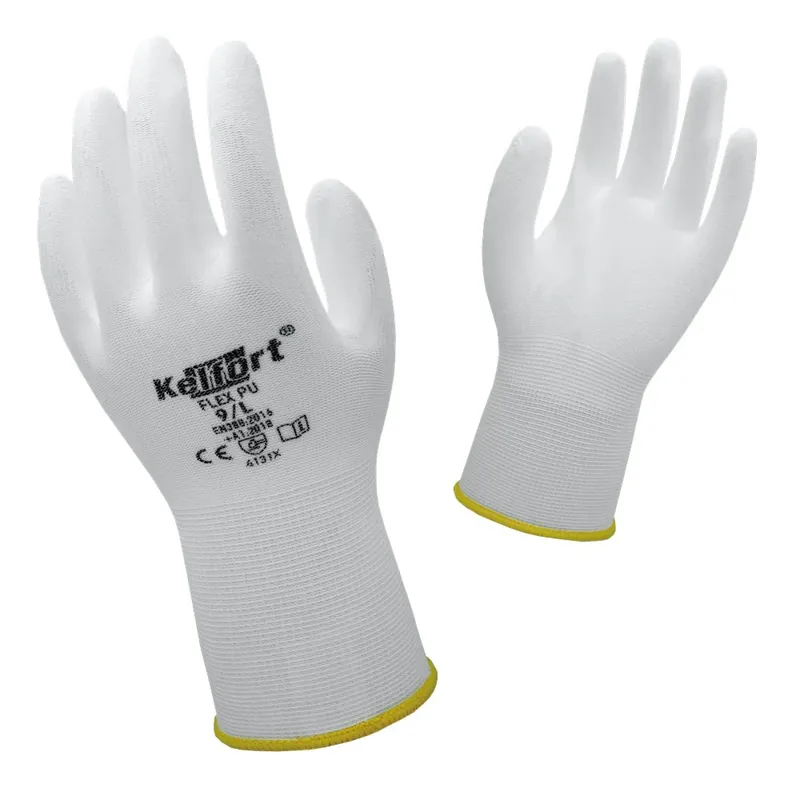 Koop Vandaag Kelfort WERKHANDSCHOEN FLEX PU WIT - MAAT XL(10)