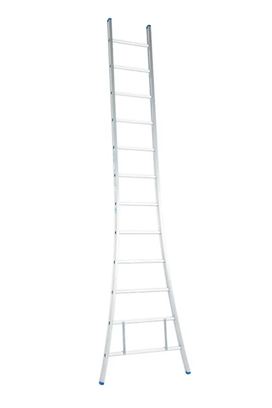 Solide ENKELE LADDER 12 SPORTS - OPEN VOET POLYESTER COATING - L=3,25M Goedkoop