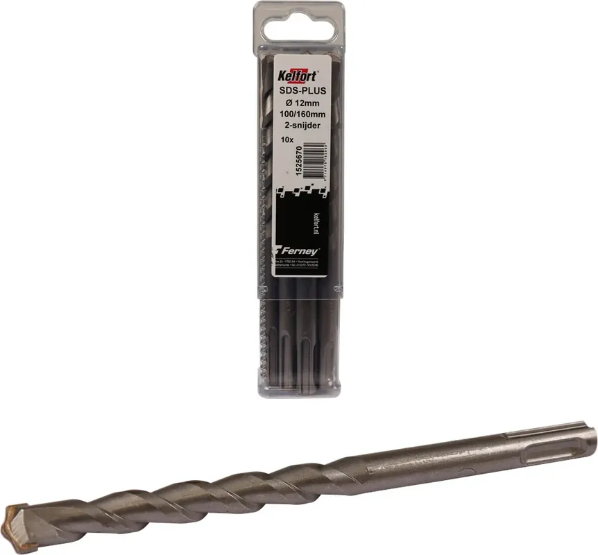 Bestseller Kelfort HAMERBOOR SDS+ 12.0X100/160 - 10ST 2-SNIJDER
