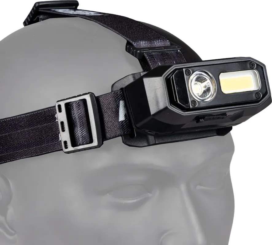 Kelfort HOOFDLAMP ACCU BEWEGINGSSENSOR 800 LUMEN Finale Uitverkoop