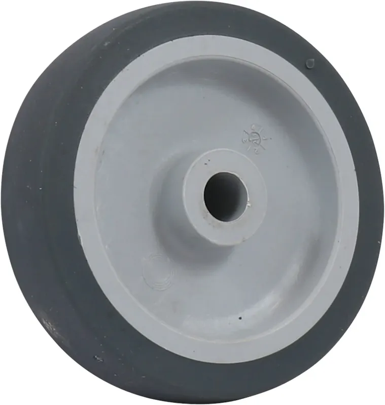 Kelfort WIEL PVC MET GLIJLAGER 100MM GRIJS RUBBER LOOPVLAK Direct Beschikbaar