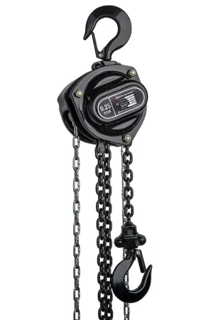 Koop Vandaag DELTA Black Handkettingtakel 0,25T met 10m Hijshoogte