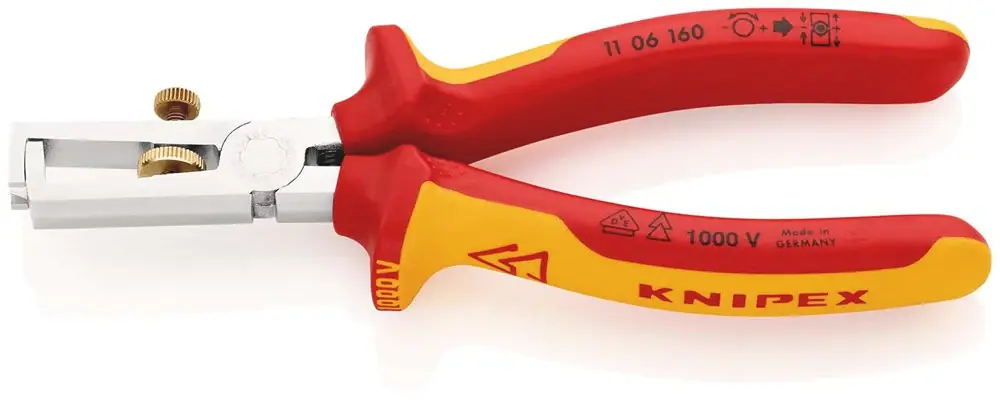 KNIPEX AFSTRIPTANG + VEER COMFORT 160MM Must-Have