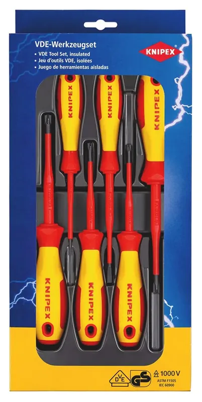 KNIPEX SCHROEVENDRAAIERSET VDE PM/S Snelle Levering