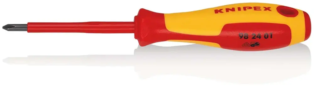 KNIPEX SCHROEVENDRAAIER PHILLIPS PH 1 VDE Merkproduct