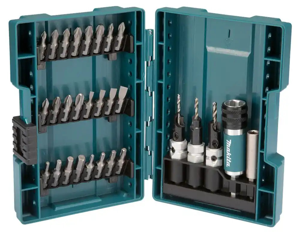 Snelle Levering Makita BOOR-/SCHROEFBITSET 29-DELIG QUAD DRIVER