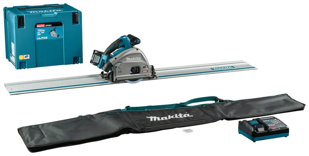 Seizoensaanbieding MAKITA SP001GM102 INVALCIRKELZAAG 40V MAX 165MM - 4,0 AH ACCU (1 ST.)