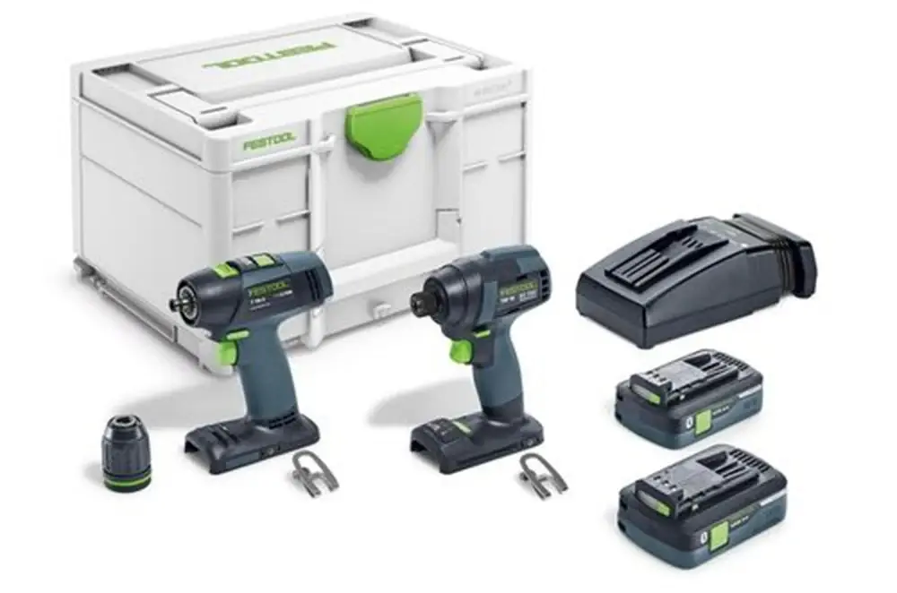 Hoge Kwaliteit Festool TID 18 HPC4,0 I-SET T18 SLAGSCHROEVENDRAAIER/ACCU-SCHROEFBOORMACHINE 18V