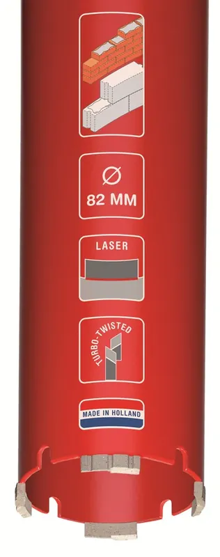 CARAT NASTROC DROOGBOOR 142x300xM30 LASER Rechtstreeks Van De Fabrikant