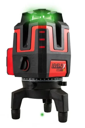Seizoensaanbieding LEVELFIX CCL680G Groene Multi Lijnlaser met Ontvanger LLD100GR - 556356
